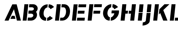 Bomber TV font preview